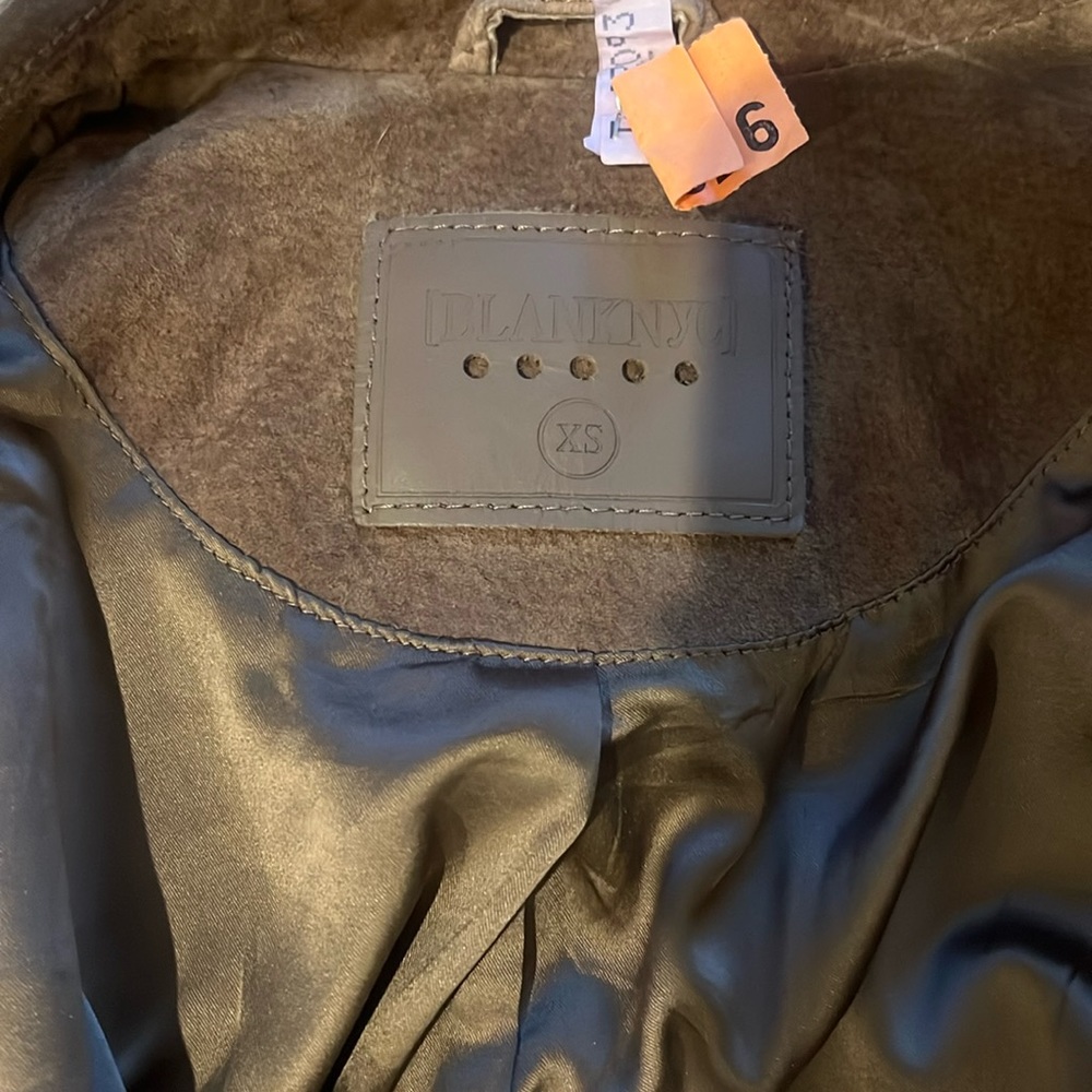 Brown Suede leather jacket from BLANKNYC size XS